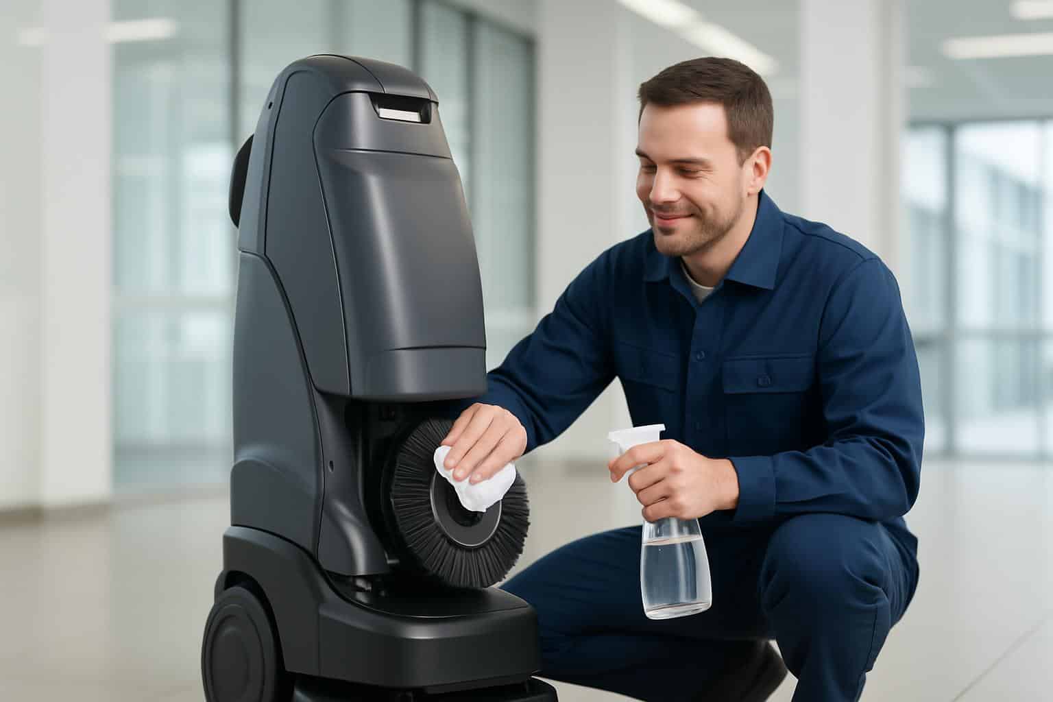 Vaskeroboter Norge | Robotgulvvask for butikker, kjøpesentre og industri vedlikehold vaskerobot2 Maintaining a cleaning robot
