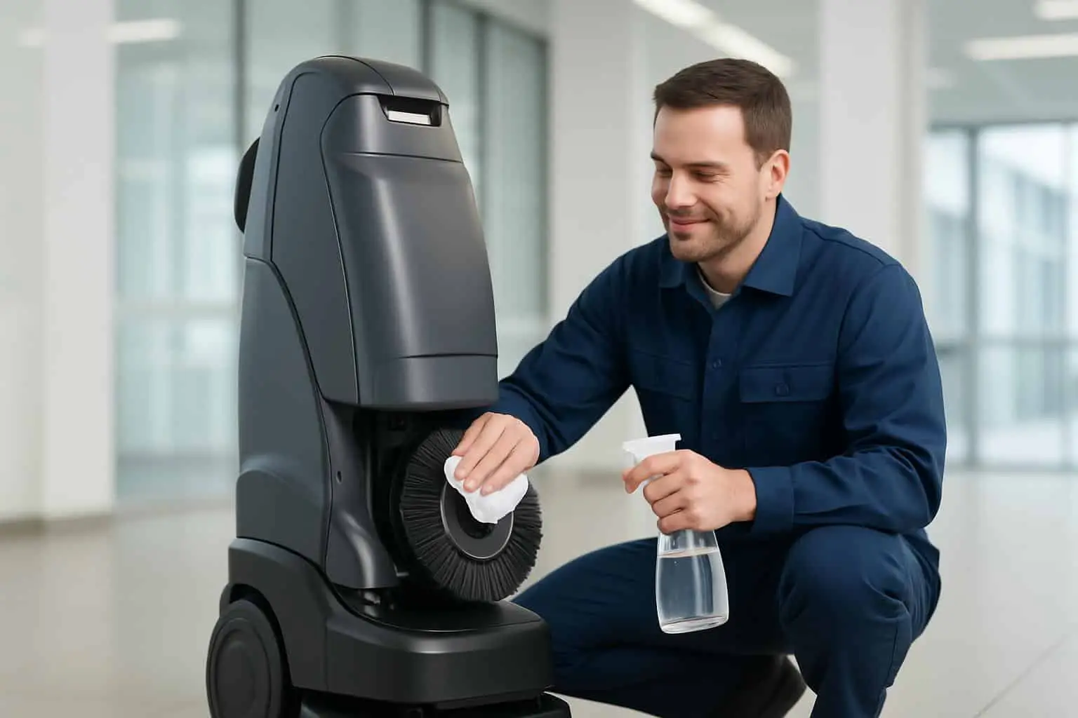 Slik vedlikeholder du vaskeroboten